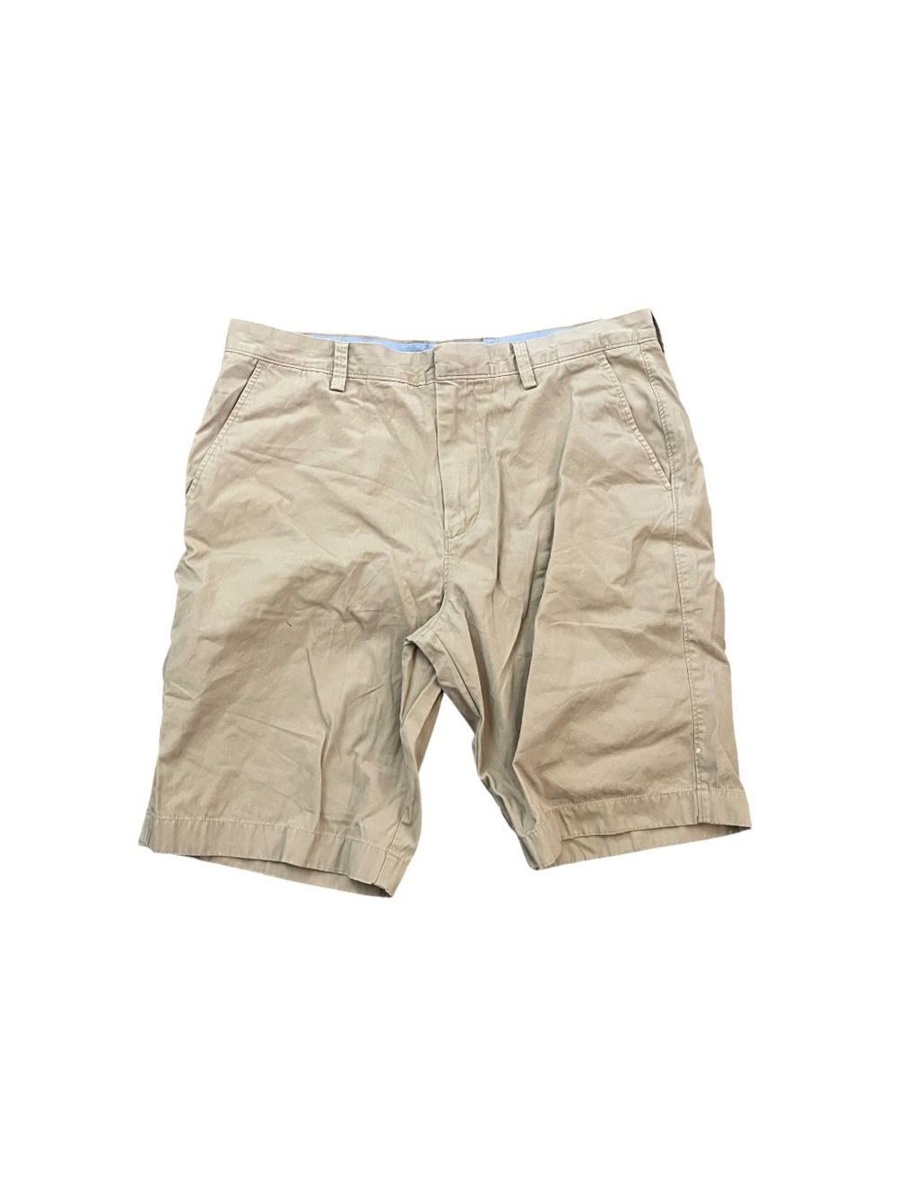J.Crew Factory Rivington Chino Shorts Flat Front Classic Khaki 36